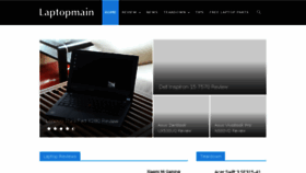 What Laptopmain.com website looked like in 2018 (5 years ago)