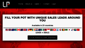 What Leadpot.com website looked like in 2018 (5 years ago)