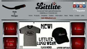 What Littlite.com website looked like in 2018 (5 years ago)