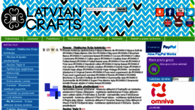 What Latviancrafts.lv website looked like in 2018 (5 years ago)