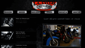 What Lacycles.com website looked like in 2018 (5 years ago)