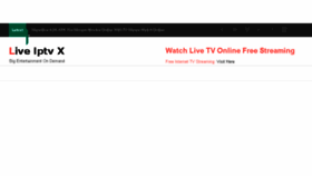 What Liveiptvx.com website looked like in 2018 (5 years ago)