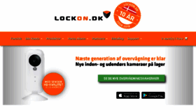 What Lockon.dk website looked like in 2018 (5 years ago)