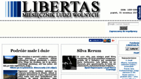 What Libertas.pl website looked like in 2018 (5 years ago)