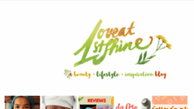What Loveat1stshine.com website looked like in 2018 (5 years ago)