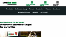 What Levelnine.de website looked like in 2018 (5 years ago)