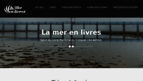 What La-mer-en-livres.fr website looked like in 2018 (5 years ago)