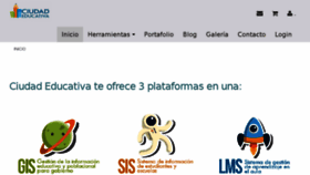 What Limsur.ciudadeducativa.com website looked like in 2018 (5 years ago)