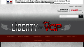 What Liberty-vap.fr website looked like in 2018 (5 years ago)