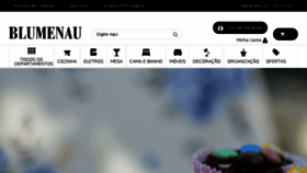 What Lojasblumenau.com.br website looked like in 2018 (5 years ago)