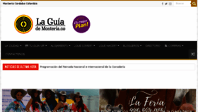 What Laguiademonteria.co website looked like in 2018 (5 years ago)