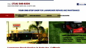 What Leelawnmower.com website looked like in 2018 (6 years ago)