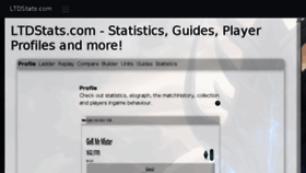 What Ltdstats.com website looked like in 2018 (5 years ago)