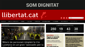 What Llibertat.cat website looked like in 2018 (5 years ago)