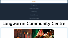 What Langwarrincc.org.au website looked like in 2018 (5 years ago)