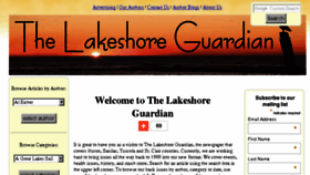 What Lakeshoreguardian.com website looked like in 2018 (5 years ago)