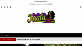 What Latiajusta.com.mx website looked like in 2018 (5 years ago)