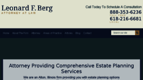 What Lbergelderlaw.com website looked like in 2018 (5 years ago)