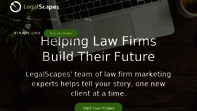 What Legalscapes.com website looked like in 2018 (5 years ago)