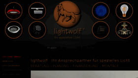 What Lightwolf.de website looked like in 2018 (5 years ago)