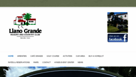 What Llanogranderesort.com website looked like in 2018 (5 years ago)