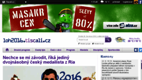 What Loh2016.tiscali.cz website looked like in 2018 (5 years ago)