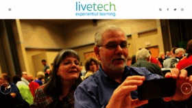 What Liveteched.com website looked like in 2018 (5 years ago)