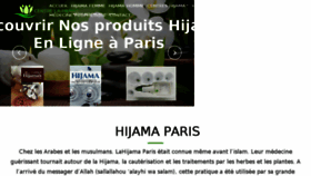 What La-hijama.fr website looked like in 2018 (5 years ago)