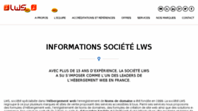 What Lws.info website looked like in 2018 (5 years ago)