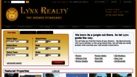 What Lynxrealty.com website looked like in 2018 (5 years ago)
