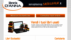 What Libreriadanna.it website looked like in 2018 (5 years ago)
