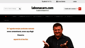 What Labonacarn.com website looked like in 2018 (5 years ago)