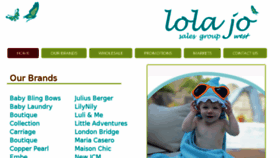 What Lolajosales.com website looked like in 2018 (5 years ago)