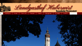 What Landgasthof-huberwirt.de website looked like in 2018 (5 years ago)