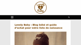 What Lovely-baby.fr website looked like in 2018 (5 years ago)