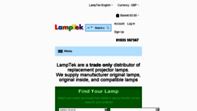 What Lamptek.eu website looked like in 2018 (5 years ago)