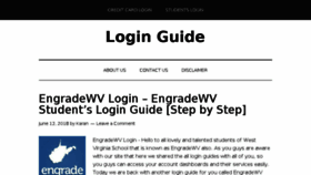 What Loginguide.net website looked like in 2018 (5 years ago)