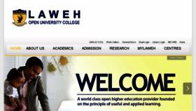 What Laweh.edu.gh website looked like in 2018 (5 years ago)