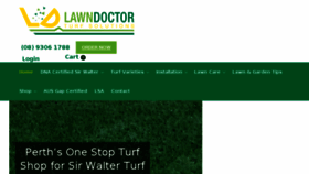 What Lawndoctor.com.au website looked like in 2018 (5 years ago)