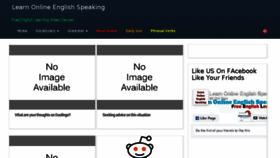 What Learnonlineenglishspeaking.blogspot.in website looked like in 2018 (5 years ago)