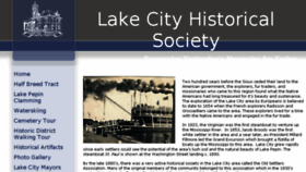 What Lakecityhistoricalsociety.org website looked like in 2018 (5 years ago)