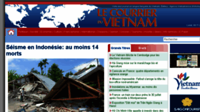 What Lecourrier.vn website looked like in 2018 (5 years ago)