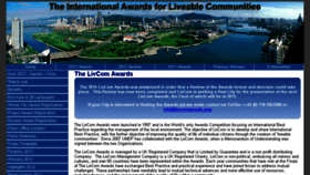What Livcomawards.com website looked like in 2018 (5 years ago)