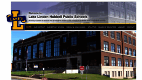 What Lakelinden.k12.mi.us website looked like in 2018 (5 years ago)