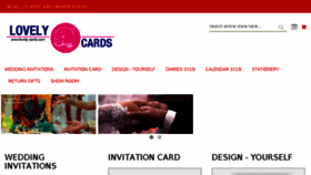 What Lovely-cards.com website looked like in 2018 (5 years ago)