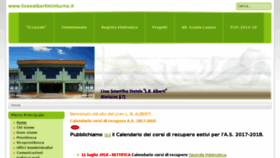 What Liceoalbertiminturno.it website looked like in 2018 (5 years ago)