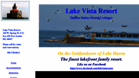 What Lakevistaresort.com website looked like in 2018 (5 years ago)