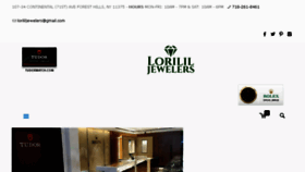 What Lorilil.com website looked like in 2018 (5 years ago)
