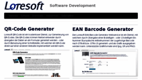 What Loresoft.de website looked like in 2018 (7 years ago)