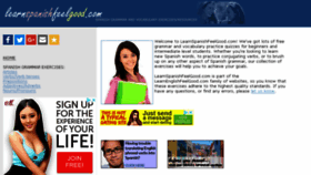 What Learnspanishfeelgood.com website looked like in 2018 (5 years ago)